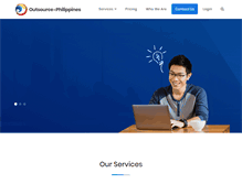 Tablet Screenshot of outsource-philippines.com